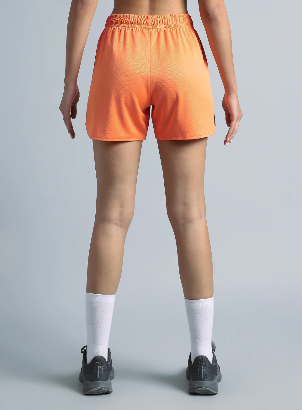 Women's Orange Train Day Performance Shorts - Image 6