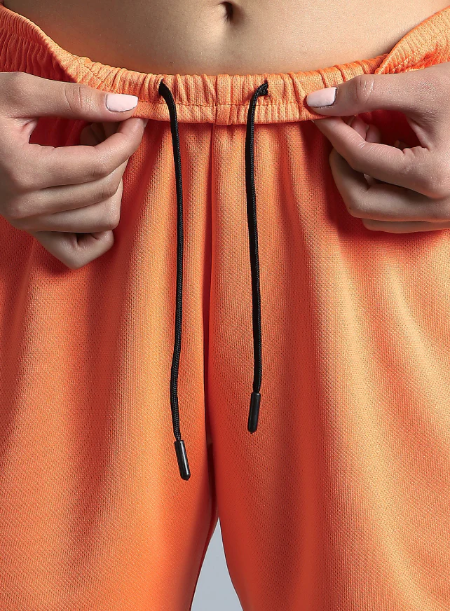 Women's Orange Train Day Performance Shorts - Image 9