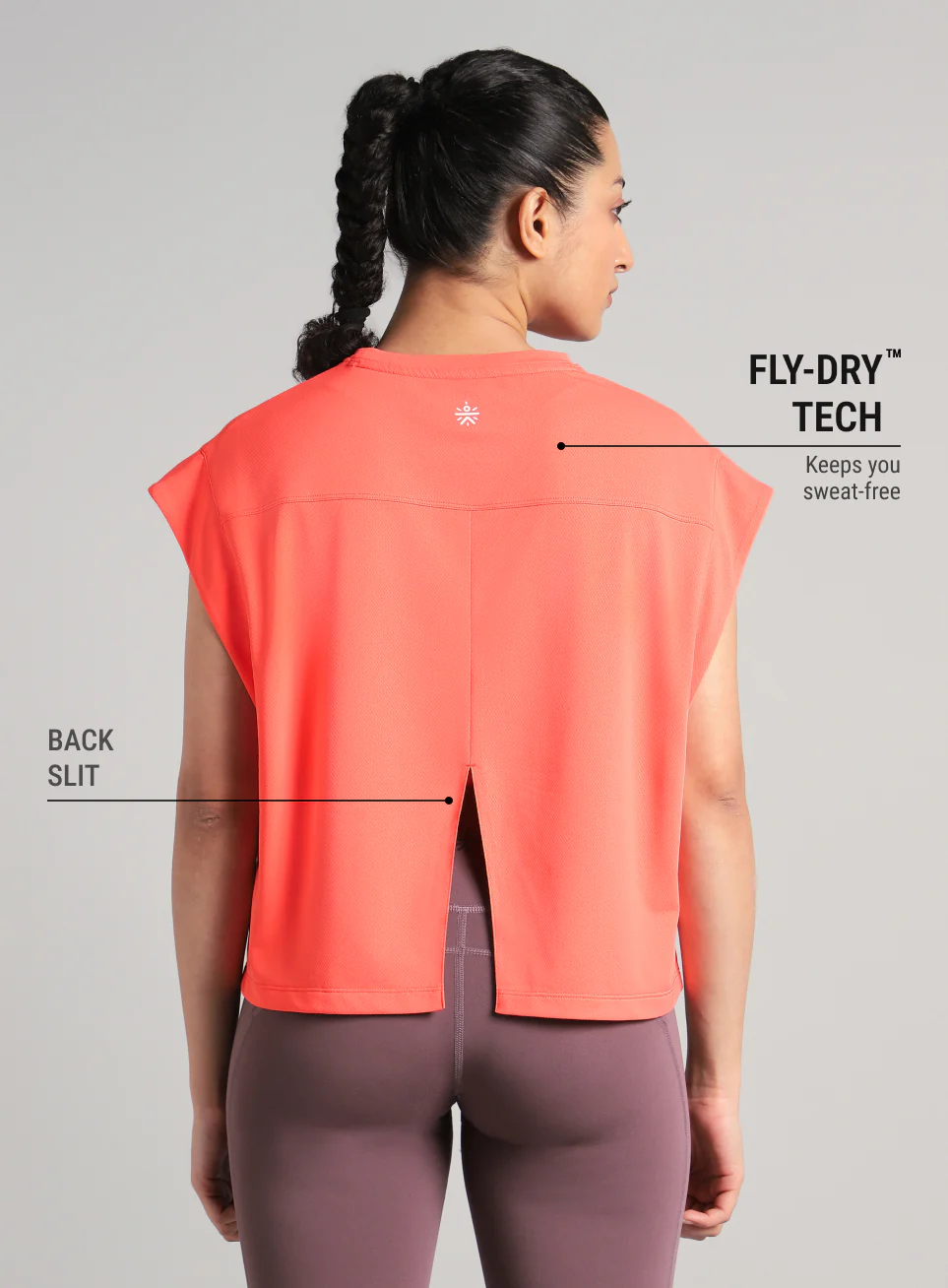 Women's Peach Muscle Ease Boxy Fit T-shirt - Image 6