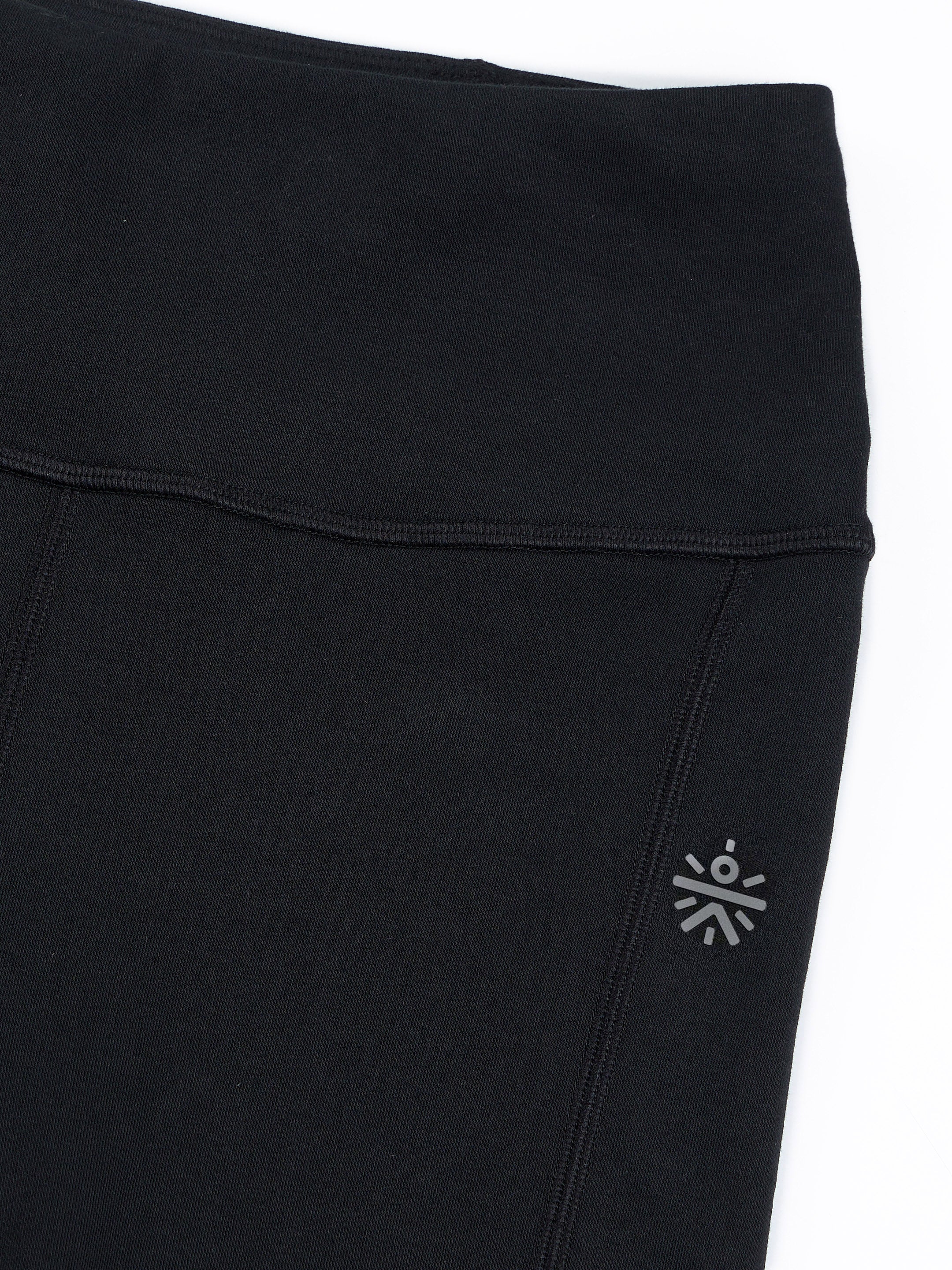 Women's Performance Cotton Black Tights - Image 10