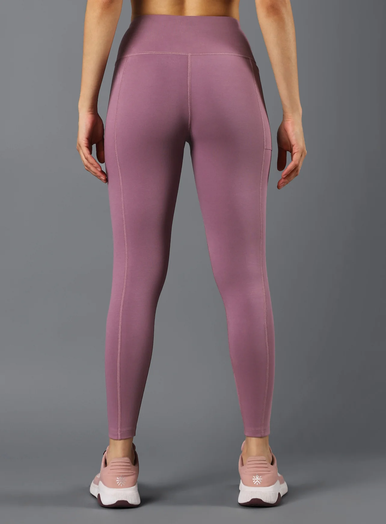 Women's Performance Cotton Pink Tights - Image 6