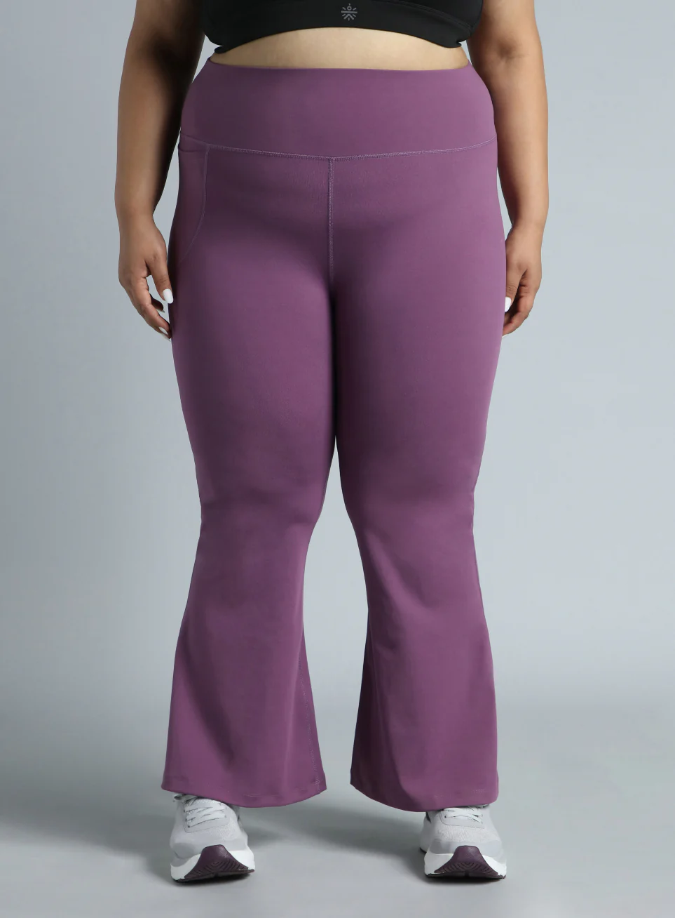 Women's Pink All Format Training Plus Size Flared Pants - Image 4