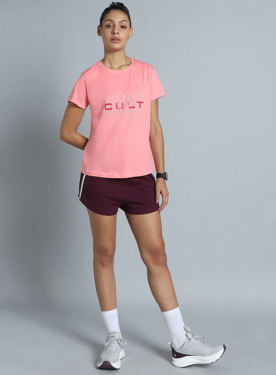 Women's Pink Brand Carrier T-shirt - Image 2