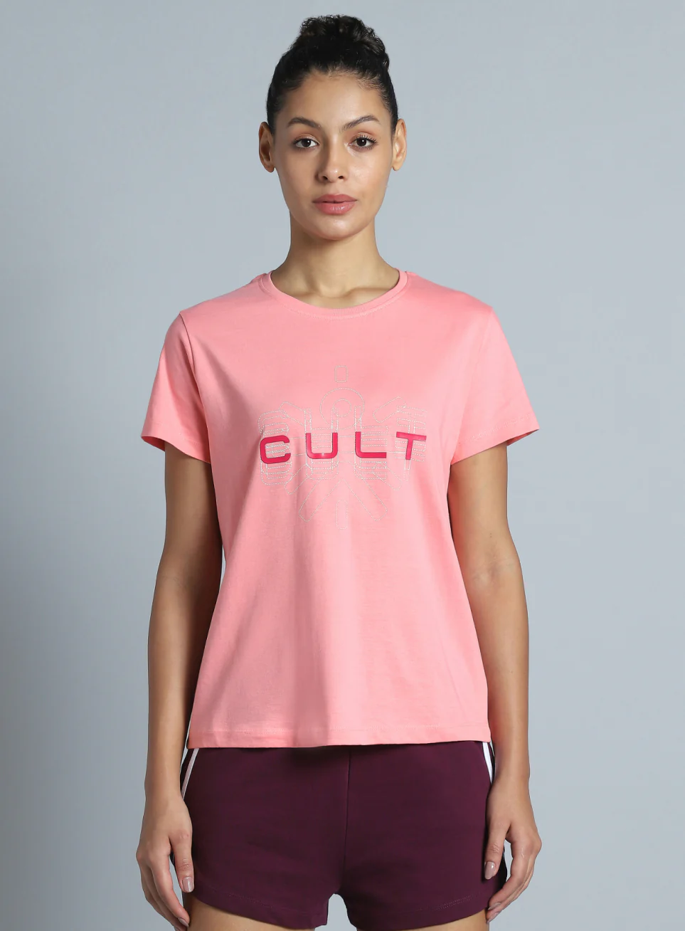 Women's Pink Brand Carrier T-shirt - Image 4