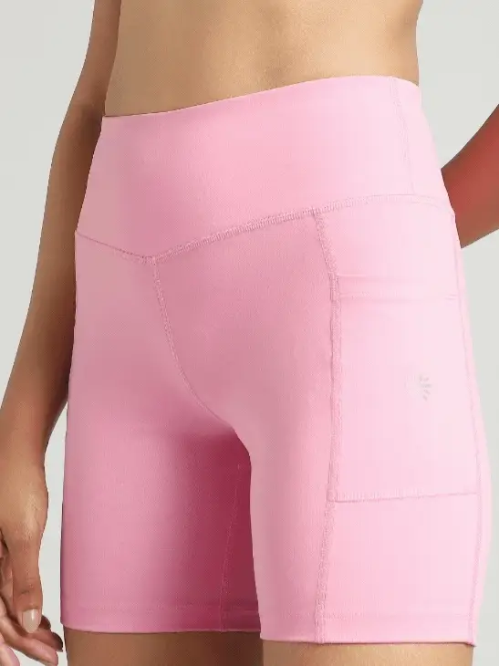 Women's Pink COMFlex Cycling Shorts - Image 8