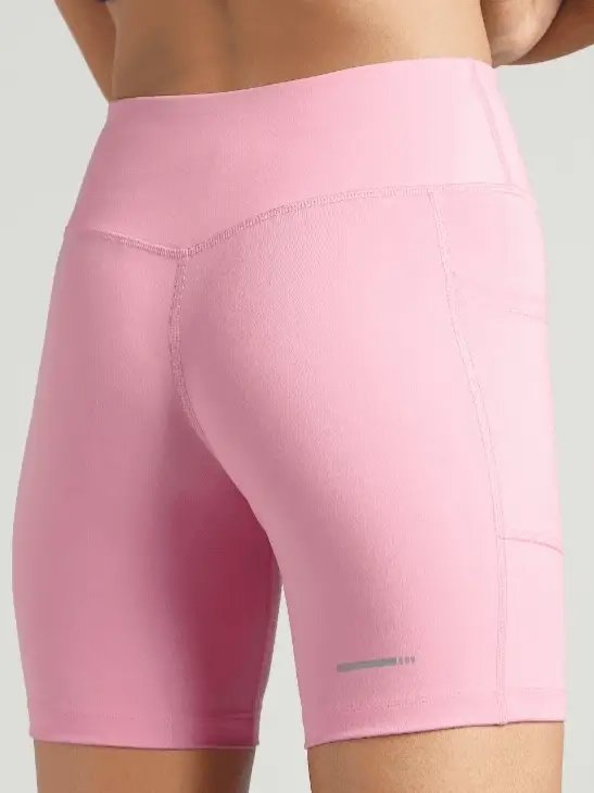 Women's Pink COMFlex Cycling Shorts - Image 9
