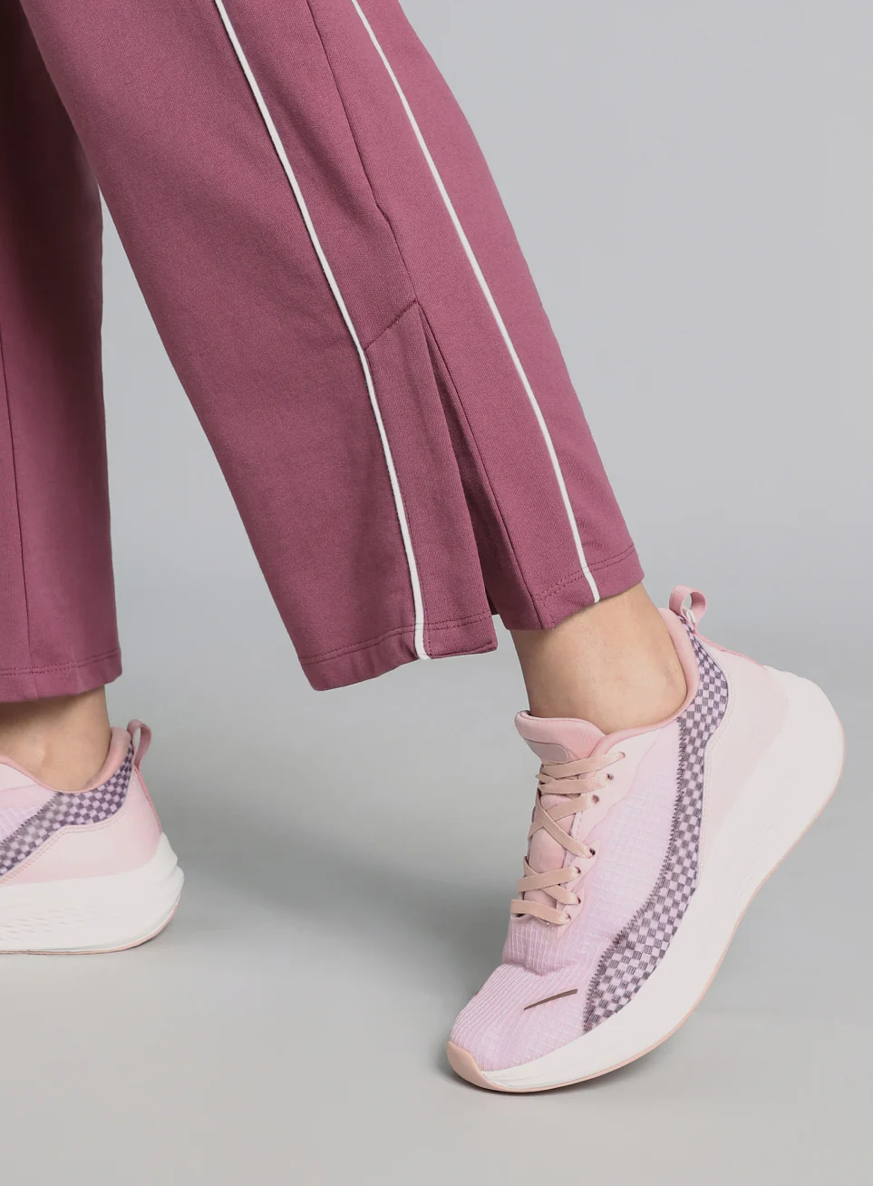 Women's Pink Community Straight Trackpants - Image 8