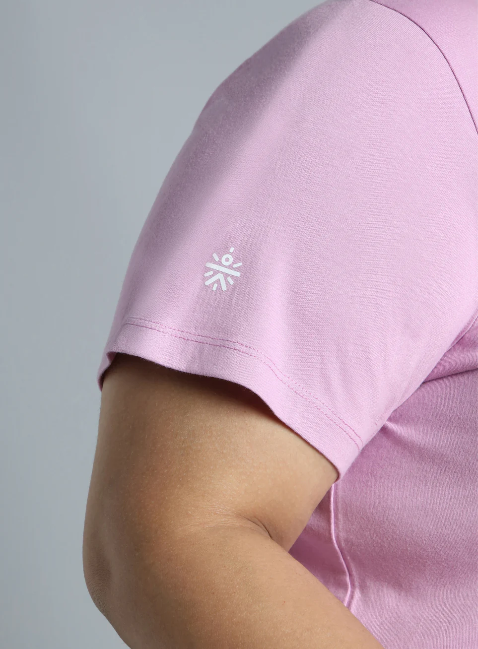 Women's Pink Cotton Plus Size Play Day Regular Fit T-shirt - Image 7