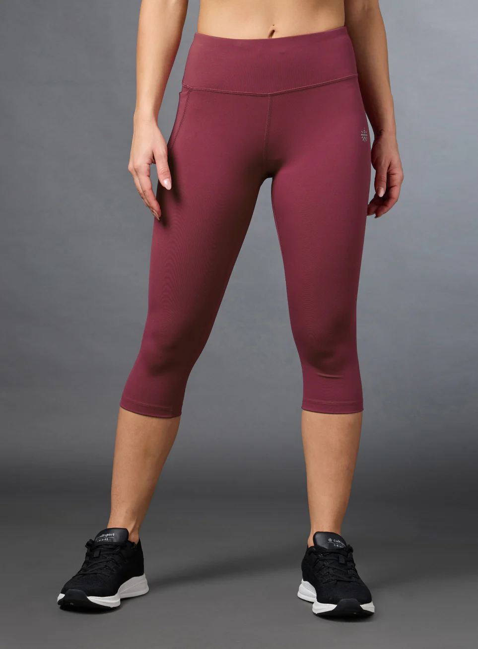 Women's Pink Cropped Performance COMFlex Tights - Image 11