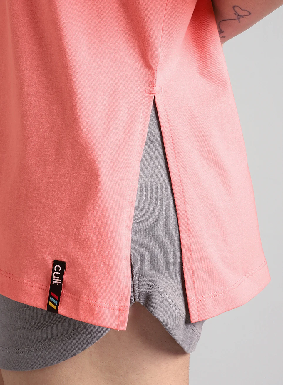 Women's Pink Cult Classic Oversized Fit T-shirt - Image 8