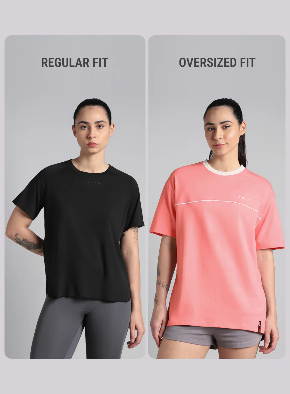Women's Pink Cult Classic Oversized Fit T-shirt - Image 9