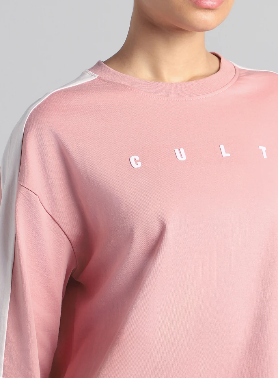 Women's Pink Cult Sporty Full Sleeve T-shirt - Image 7