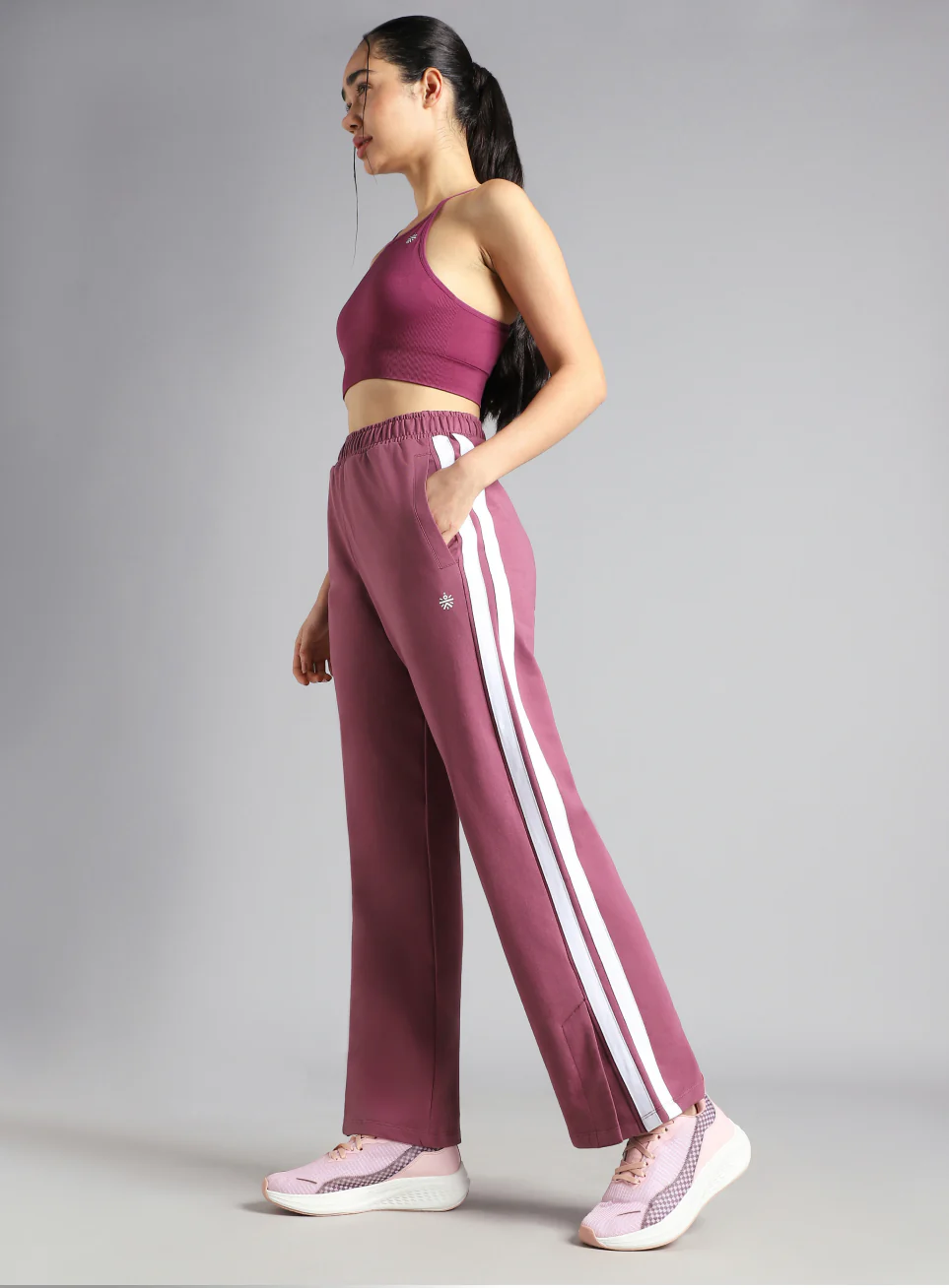 Women's Pink Dance Flow Trackpants - Image 2