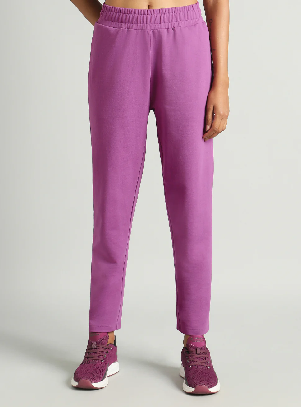 Women's Pink Easy Move Training Trackpants - Image 4