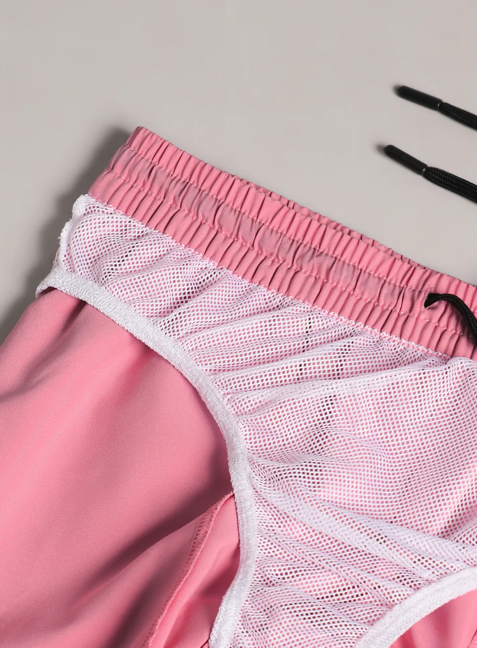 Women's Pink Elevated Run Shorts - Image 10