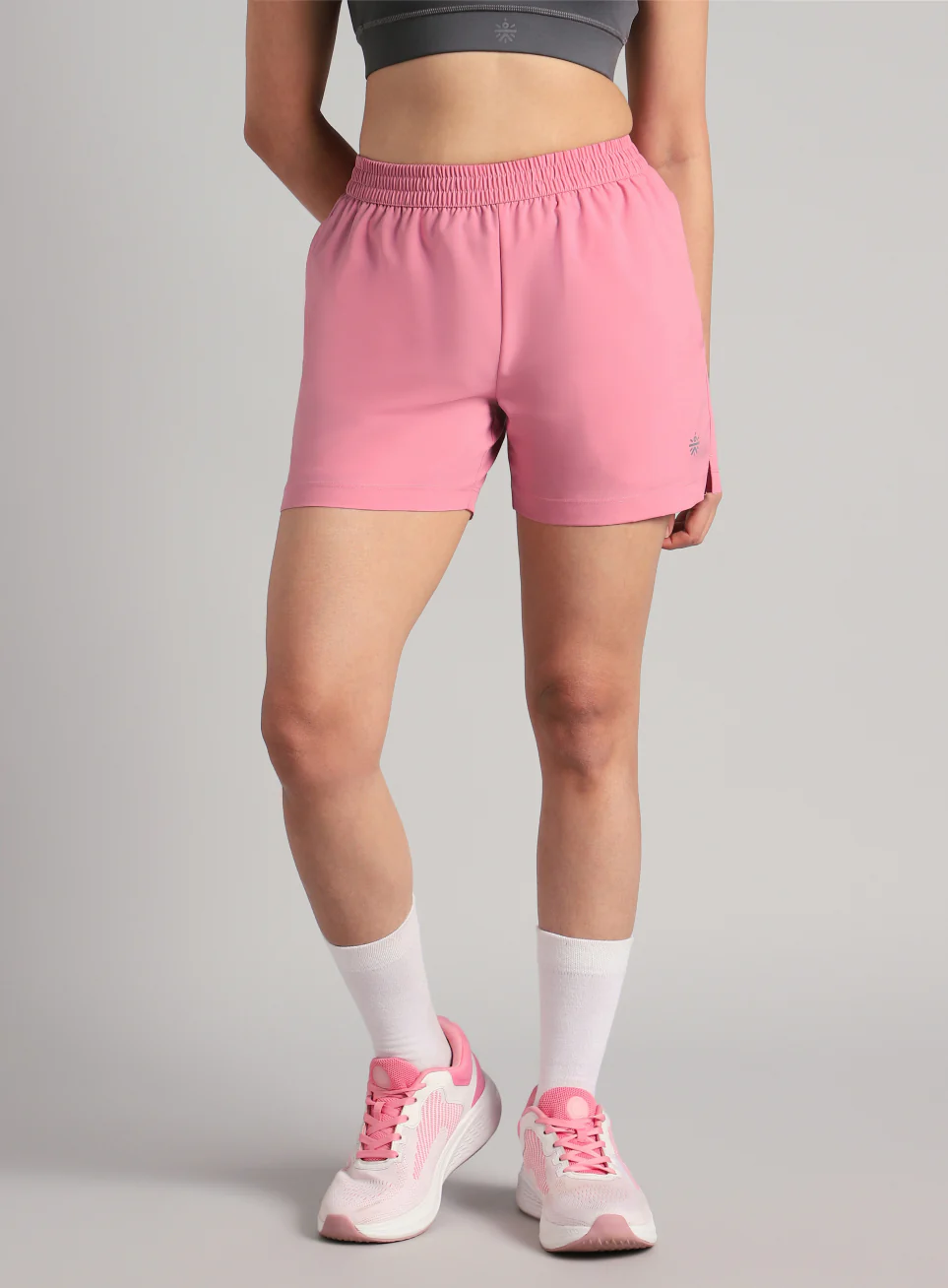 Women's Pink Elevated Run Shorts - Image 4