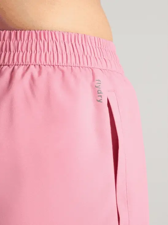 Women's Pink Elevated Run Shorts - Image 8