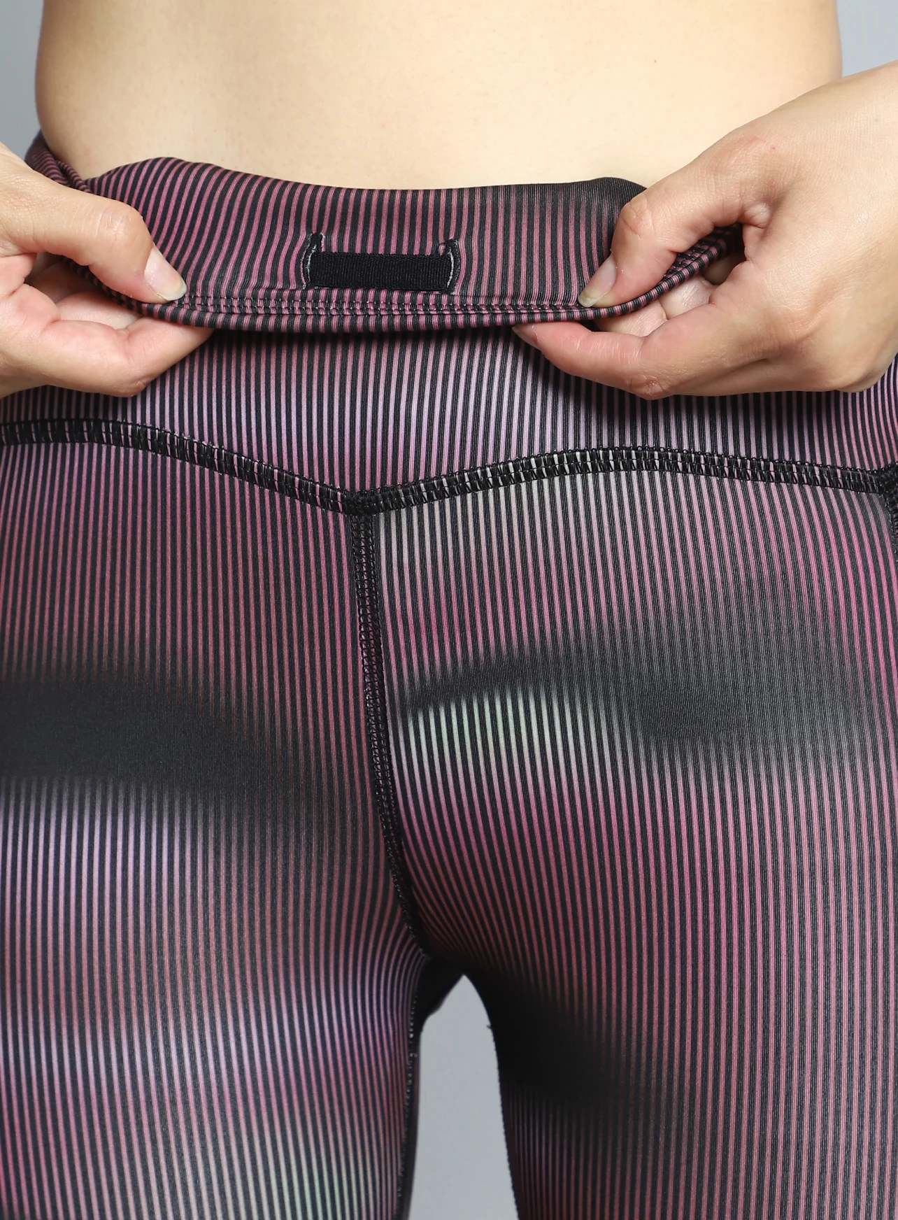 Women's Pink Energy Map All Over Print COMFlex Tights - Image 9