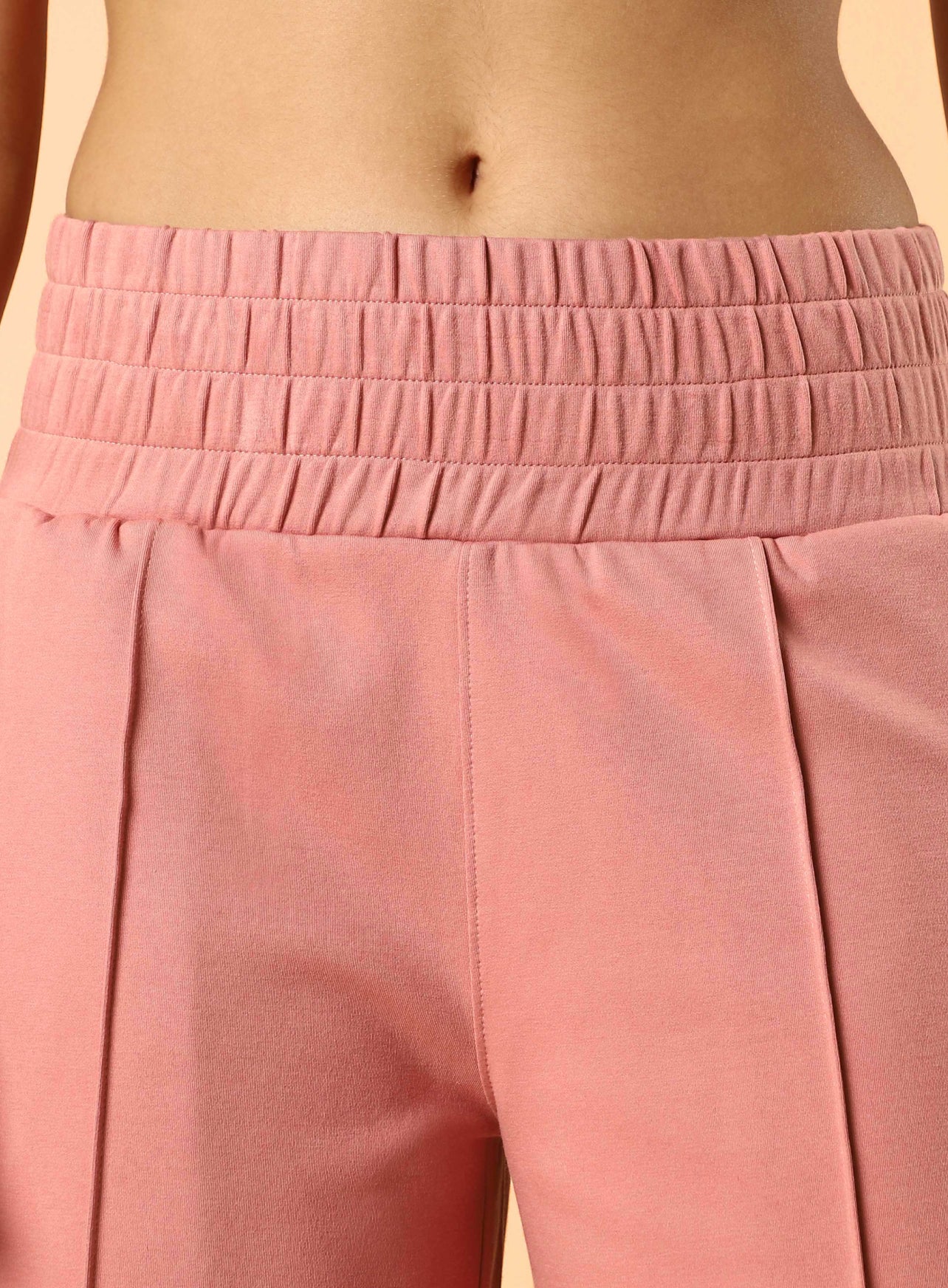 Women's Pink Flex Premium Wide Leg High Waist Pants - Image 9
