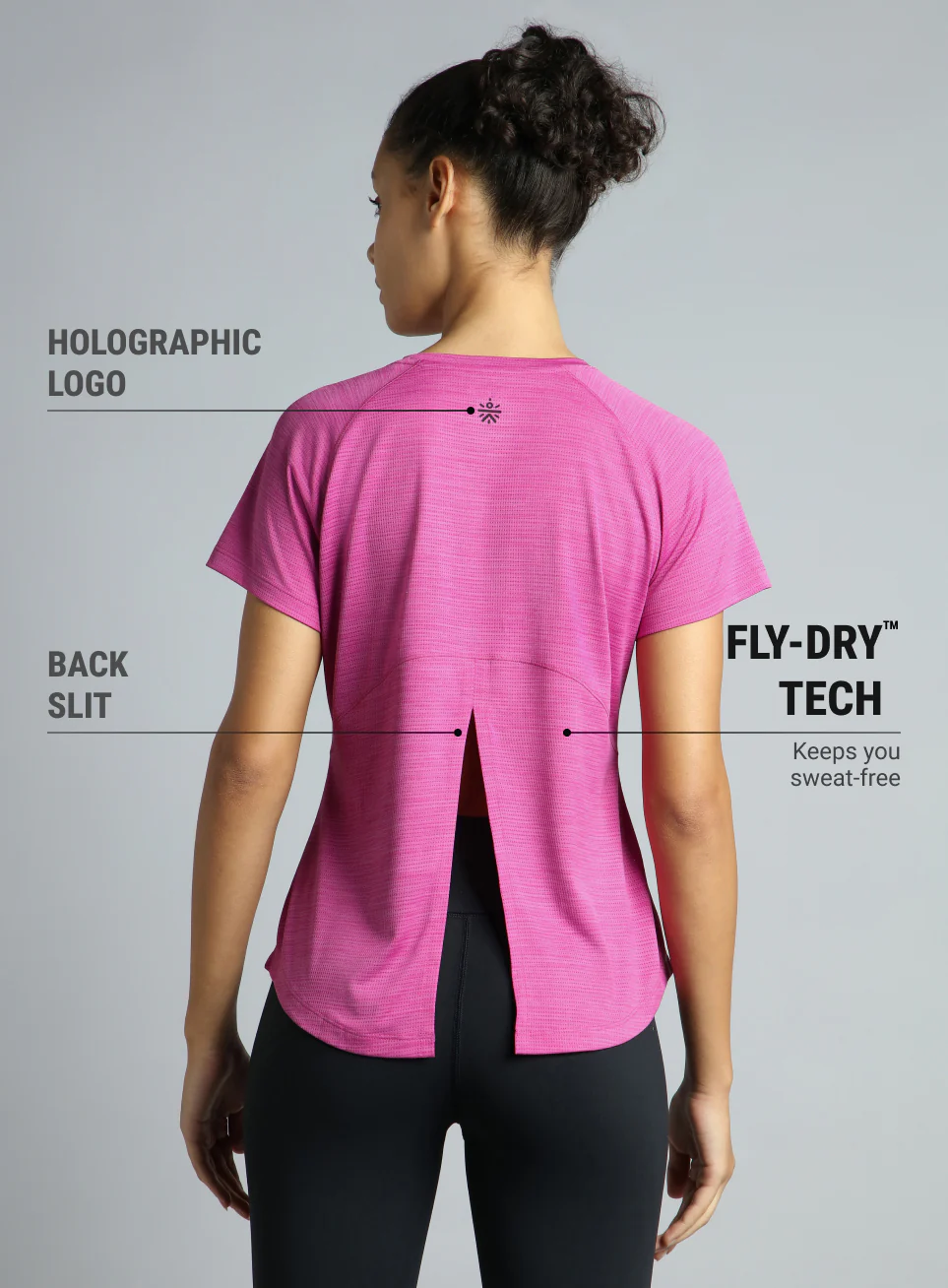 Women's Pink Flow HIIT Top - Image 6