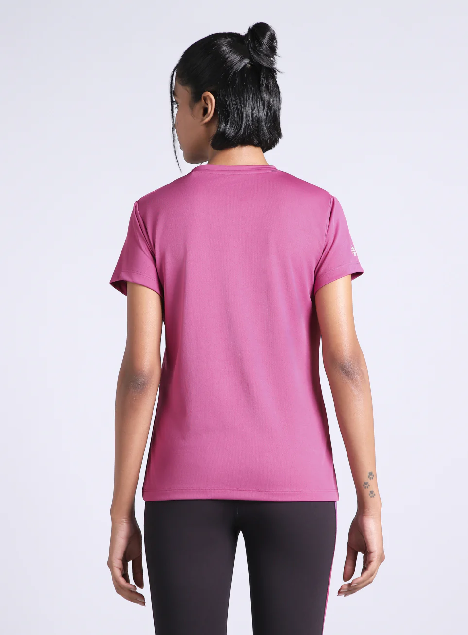 Women's Pink Graphic Play Performance T-shirt - Image 6