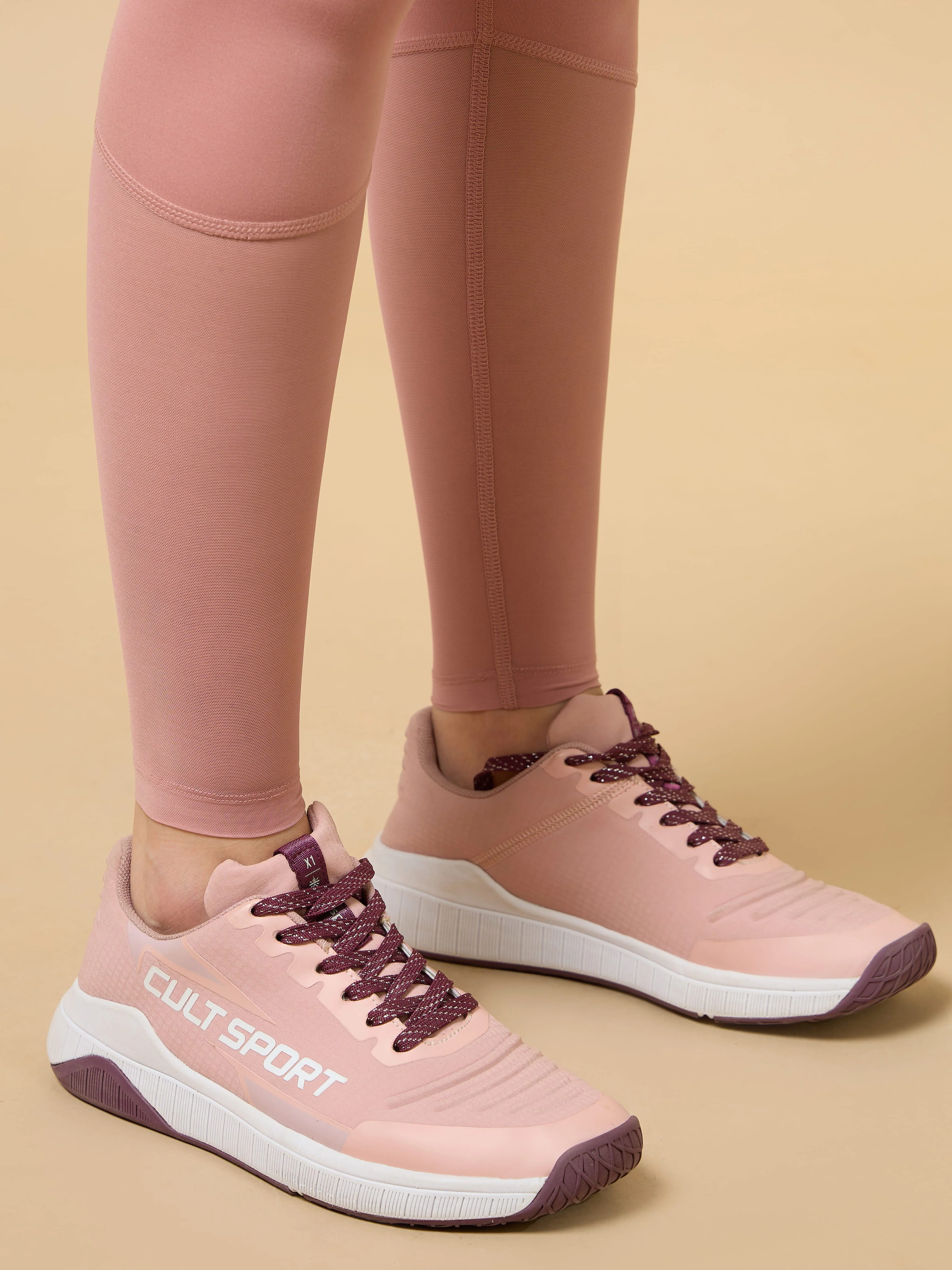 Women's Pink High Energy Training COMFlex Tights - Image 9