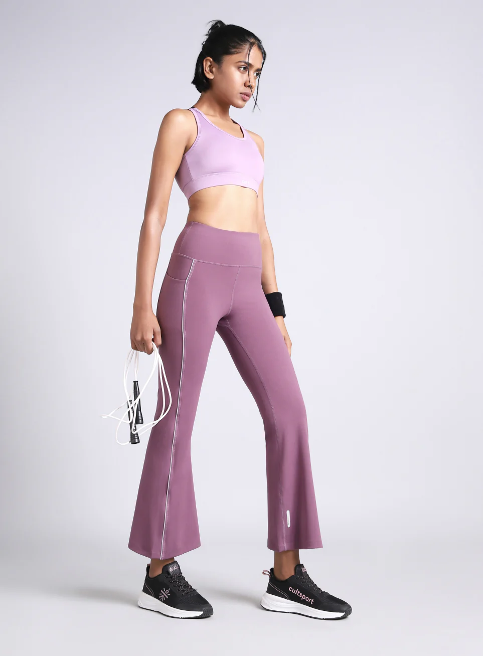 Women's Pink Hype Up Flare COMFlex Flarepants - Image 3