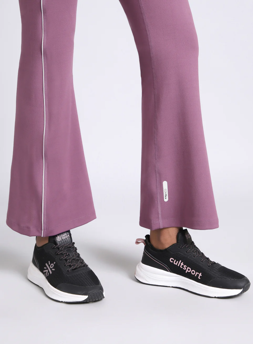 Women's Pink Hype Up Flare COMFlex Flarepants - Image 7