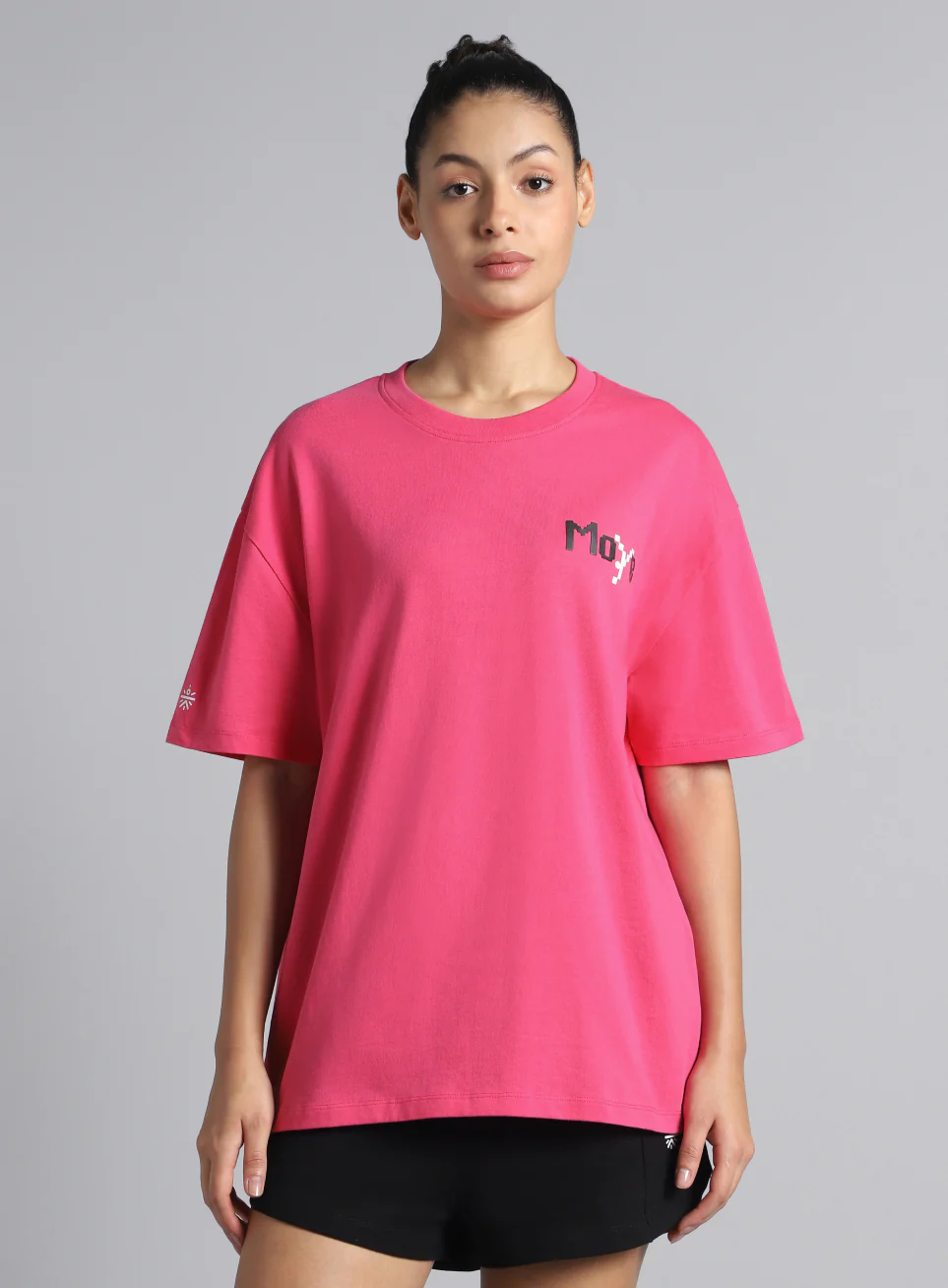 Women's Pink Move Oversized T-shirt - Image 4