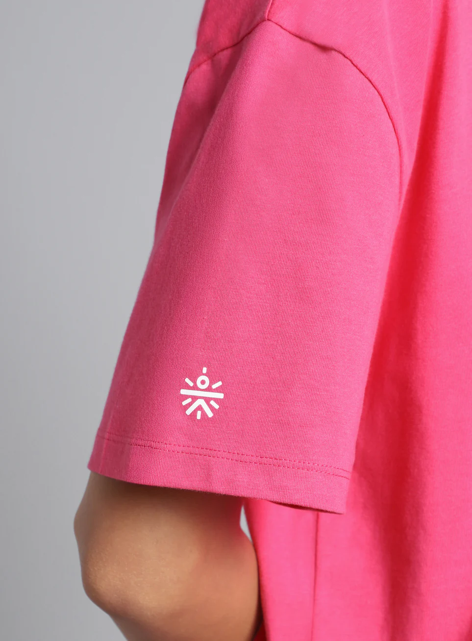 Women's Pink Move Oversized T-shirt - Image 8