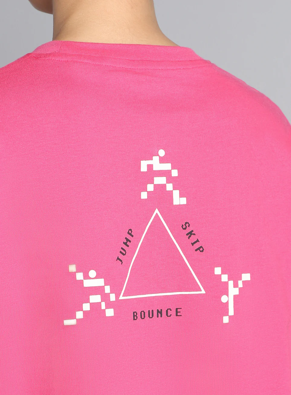 Women's Pink Move Oversized T-shirt - Image 9