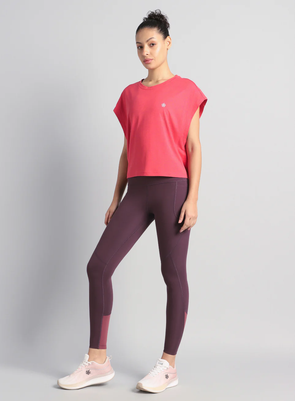 Women's Pink Muscle Flex COMFORtech T-shirt - Image 2
