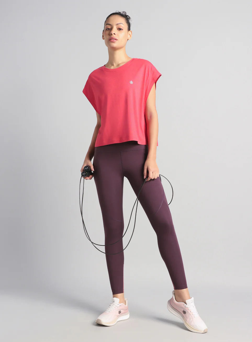 Women's Pink Muscle Flex COMFORtech T-shirt - Image 3