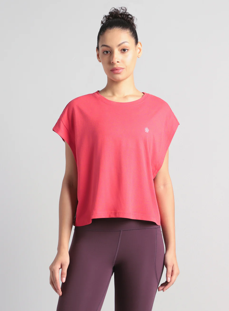 Women's Pink Muscle Flex COMFORtech T-shirt - Image 4