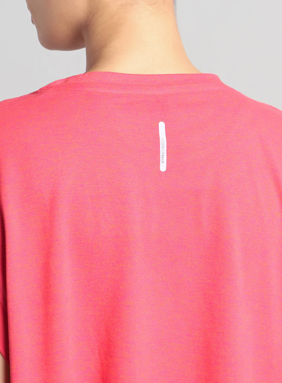 Women's Pink Muscle Flex COMFORtech T-shirt - Image 8