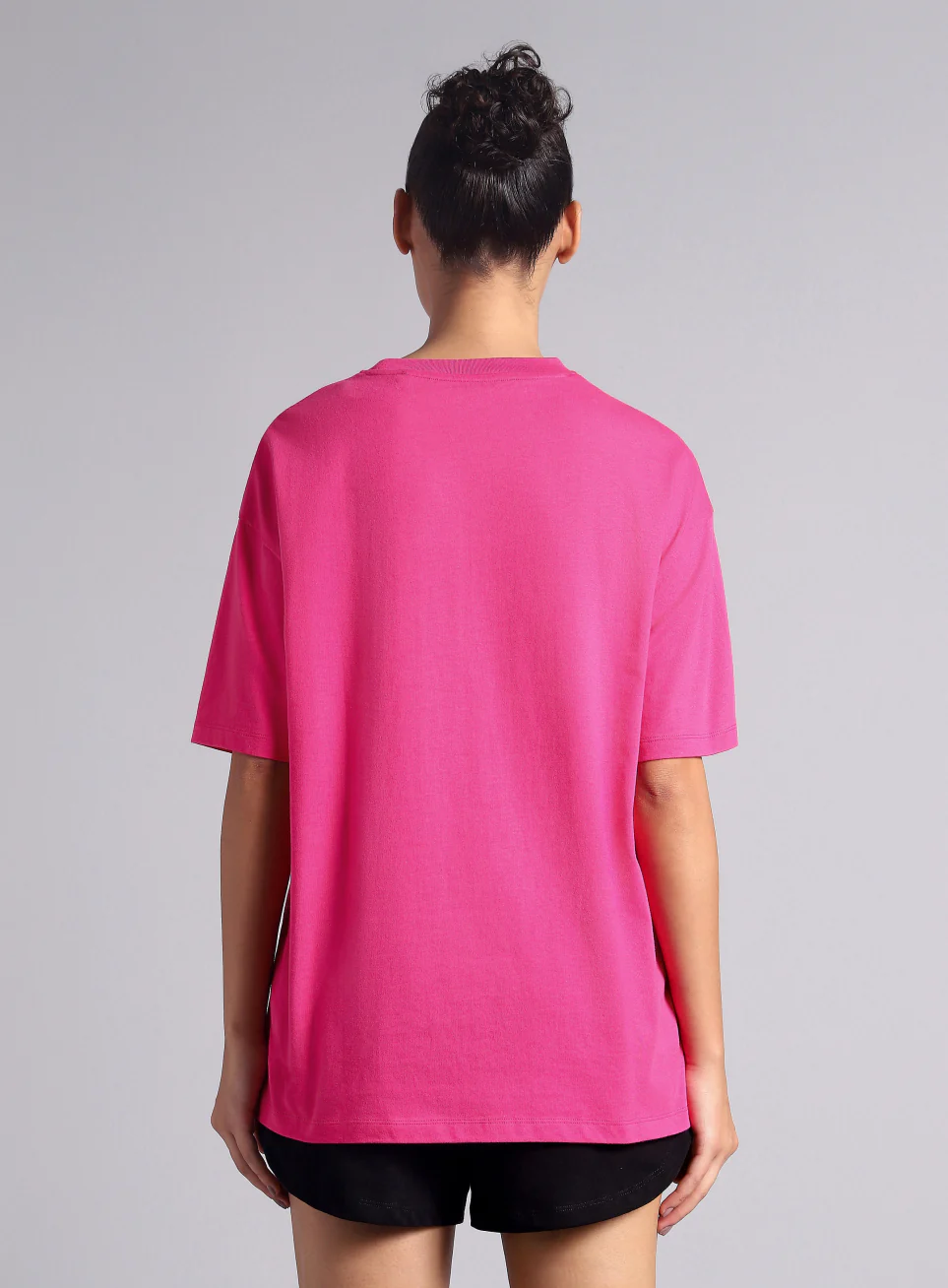 Women's Pink On The Move Graphic Oversized Fit T-shirt - Image 6