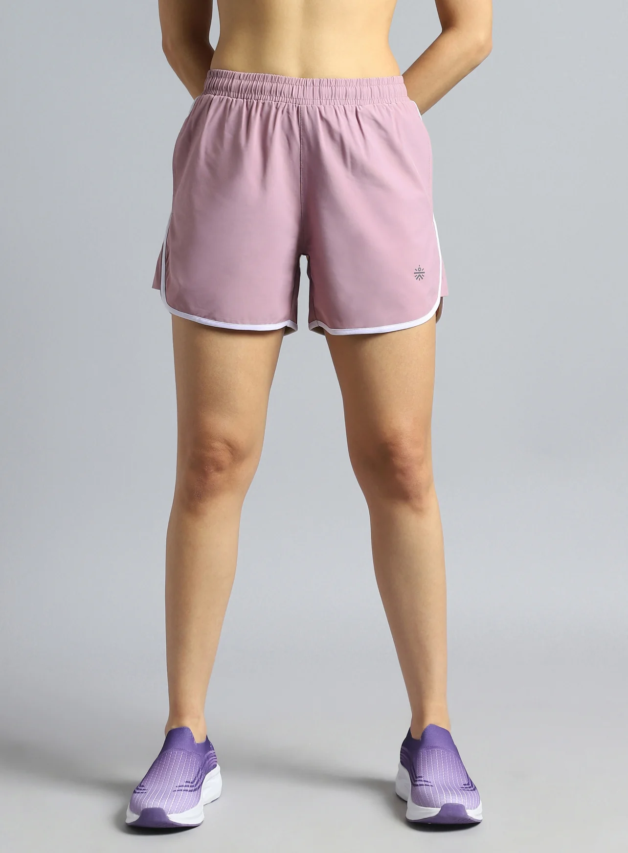 Women's Pink Pace Up Running Shorts - Image 11