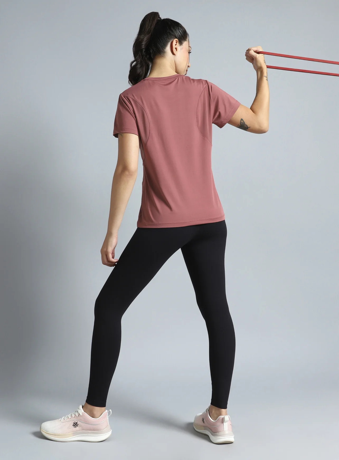 Women's Pink Performance Pro Training T-shirt - Image 3