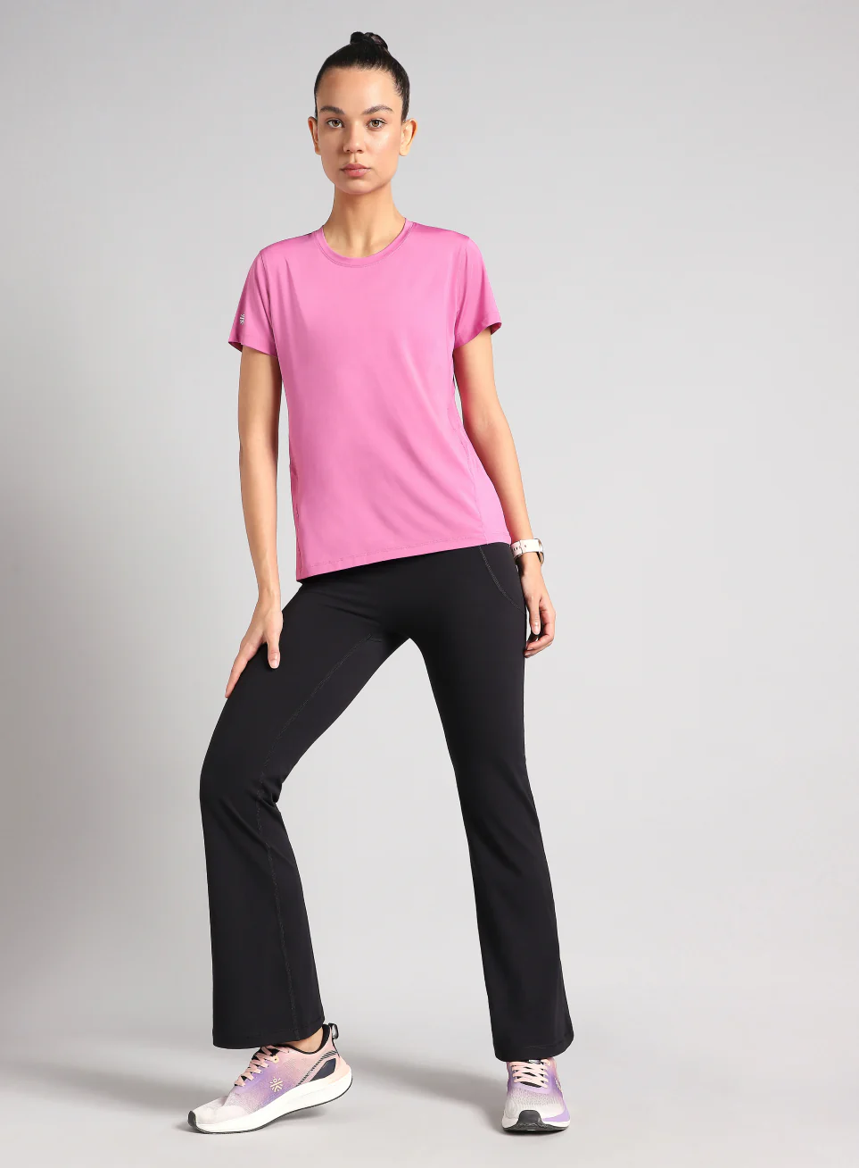Women's Pink Performance Pro Training T-shirt - Image 2
