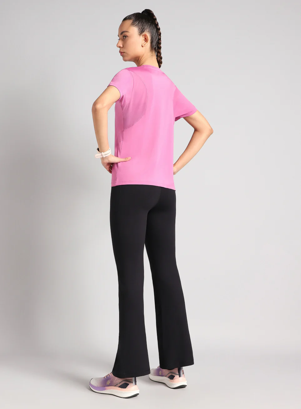 Women's Pink Performance Pro Training T-shirt - Image 3