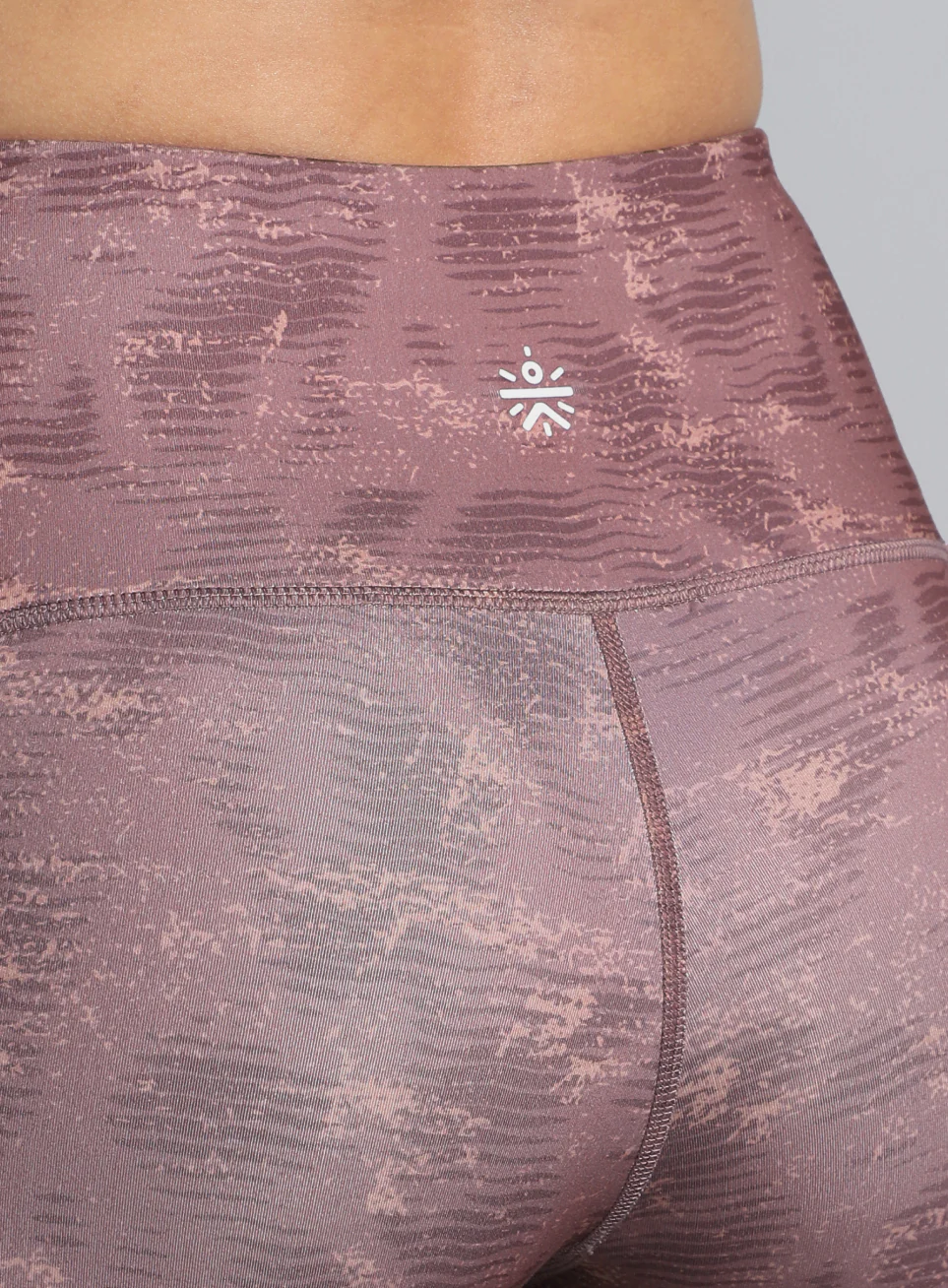 Women's Pink Printed Train All Day COMFlex Tights - Image 8