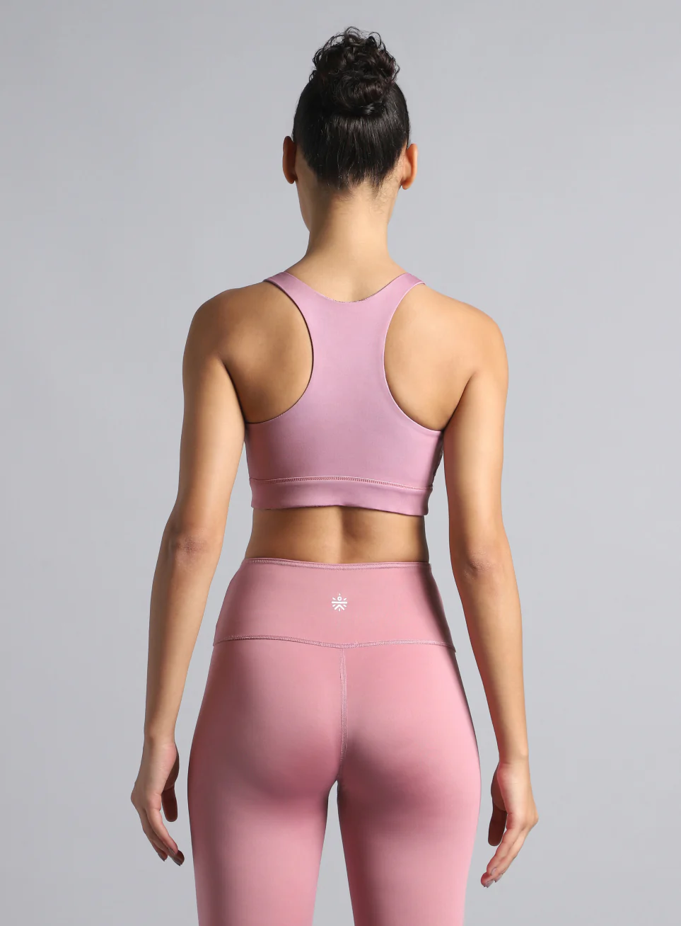 Women's Pink Reversible Yoga High Support Bra - Image 10