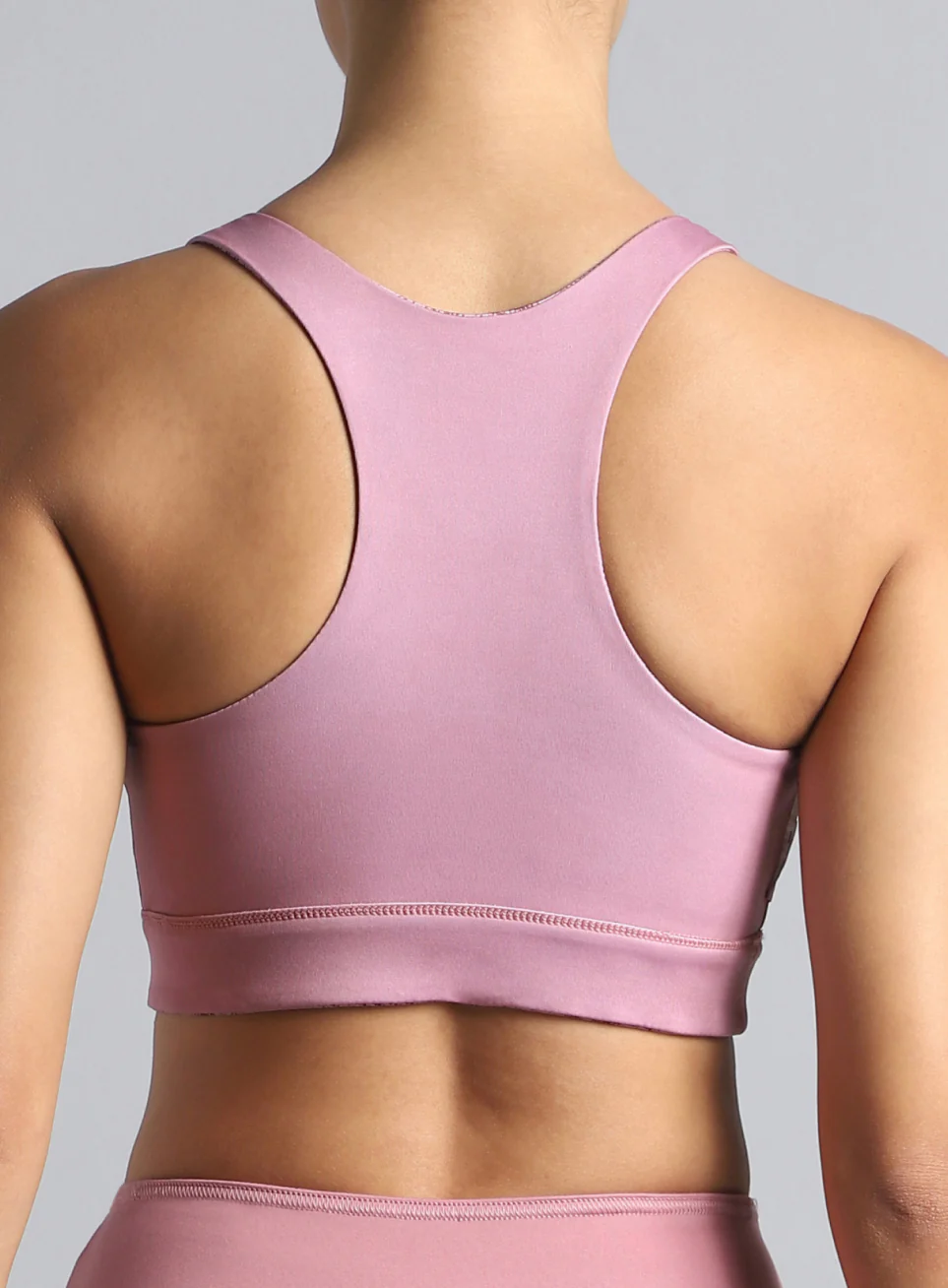 Women's Pink Reversible Yoga High Support Bra - Image 12