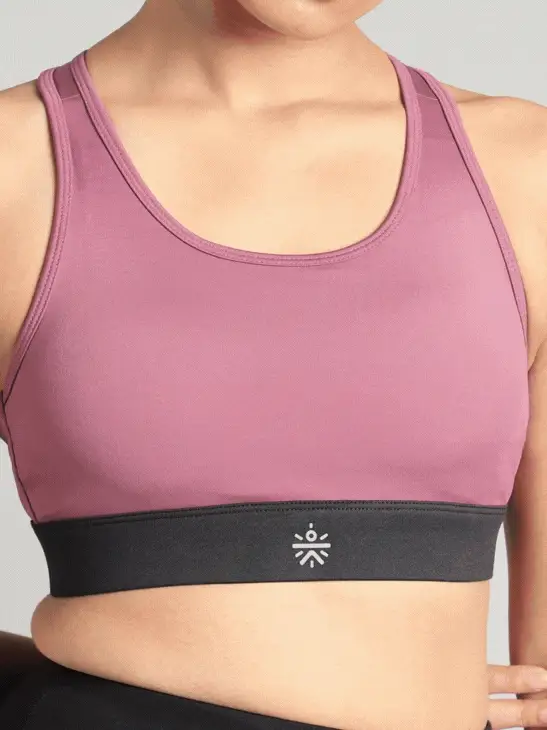 Women's Pink Run Forward High Support Bra - Image 7