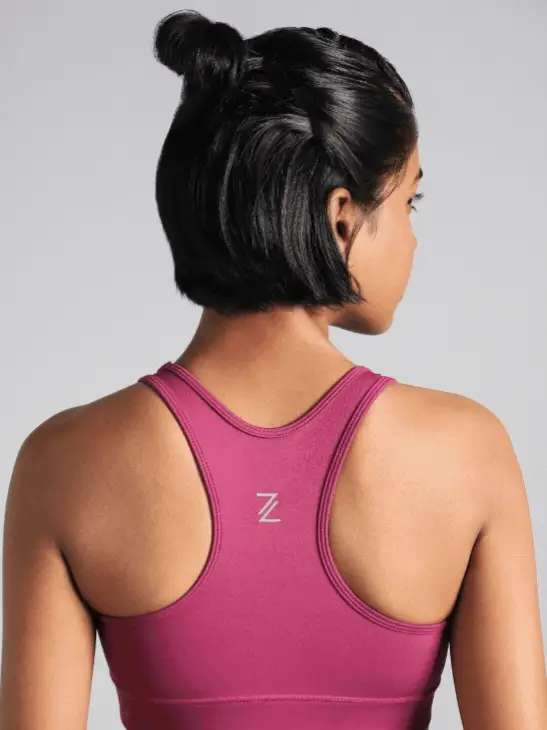 Women's Pink Running Pro High Support Bra - Image 8