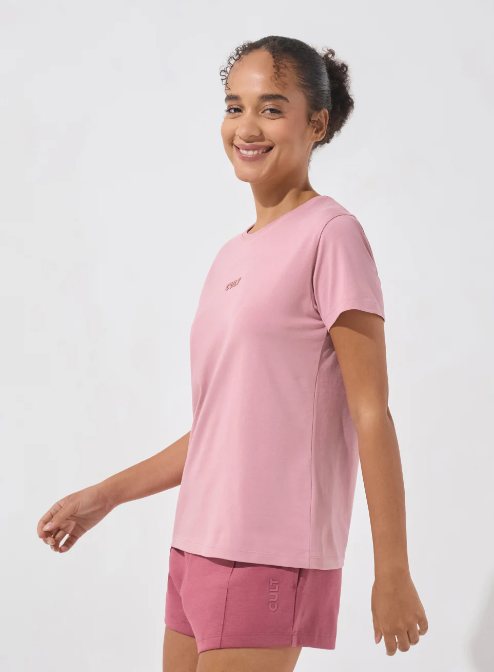 Women's Pink Soft Form Classic T-shirt - Image 5