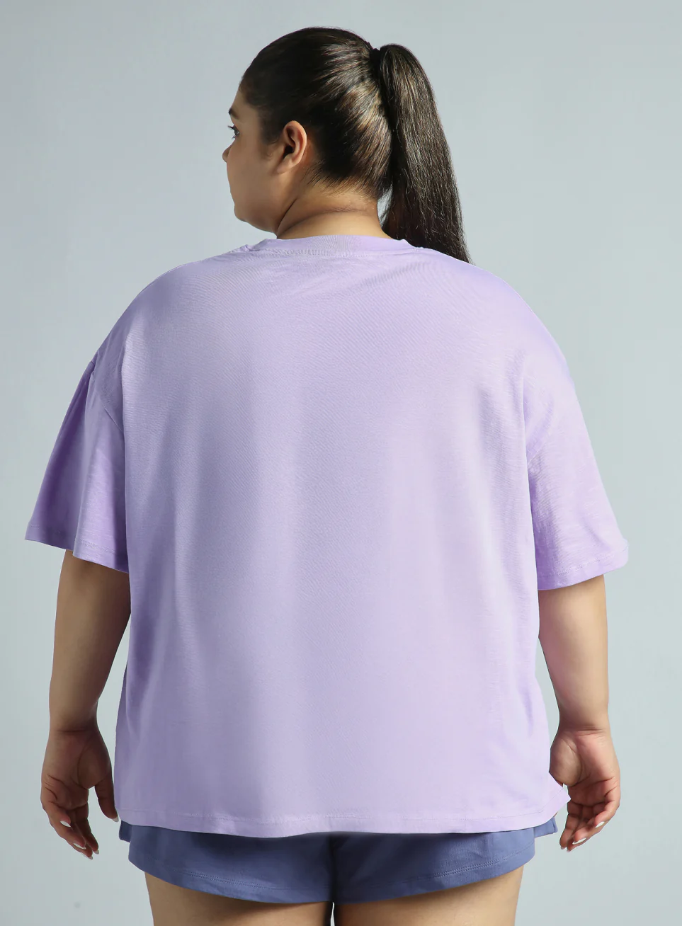 Women's Pink Sports Club Plus Size Oversized Fit T-shirt - Image 6