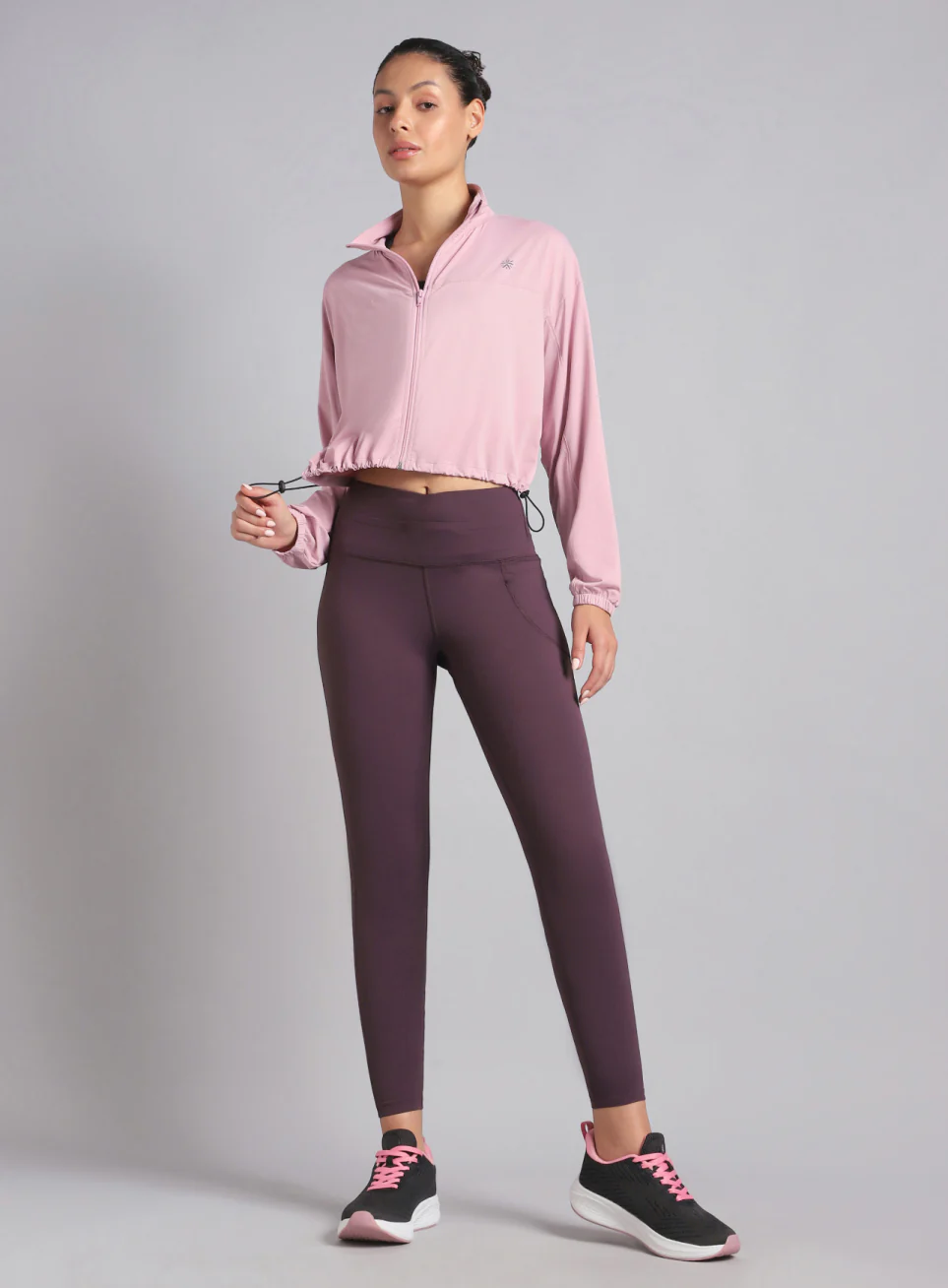 Women's Pink Supreme Soft Ultra Light Running Jacket - Image 2