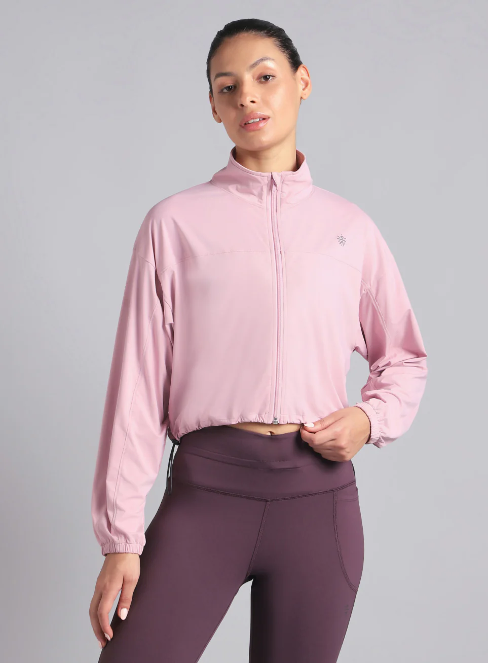 Women's Pink Supreme Soft Ultra Light Running Jacket - Image 4