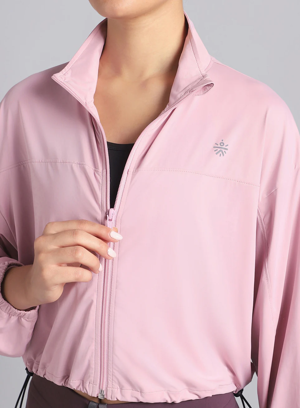 Women's Pink Supreme Soft Ultra Light Running Jacket - Image 8